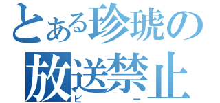 とある珍琥の放送禁止（ピー）