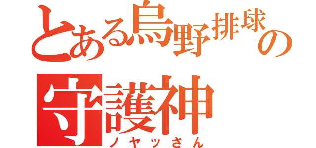 とある烏野排球部の守護神（ノヤッさん）