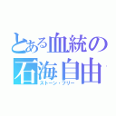 とある血統の石海自由（ストーン・フリー）