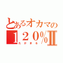 とあるオカマの１２０％エロ番長Ⅱ（たかまる）