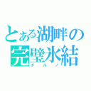 とある湖畔の完璧氷結（チルノ）