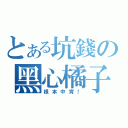 とある坑錢の黑心橘子（根本中肯！）