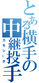 とある横手の中継投手（カモシーダ）