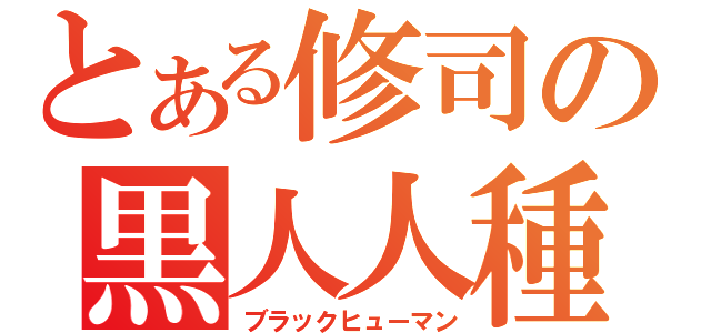 とある修司の黒人人種（ブラックヒューマン）