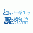 とある中学生の野球物語（先輩ムカツク）