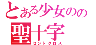 とある少女のの聖十字（セントクロス）