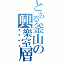 とある釜山の興樂室層Ⅱ（オプゲイ）