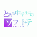 とある中学生達ののソフトテニス（仲良し友達）