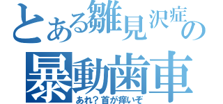 とある雛見沢症候群の暴動歯車（あれ？首が痒いぞ）