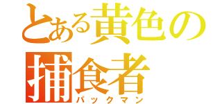 とある黄色の捕食者（パックマン）