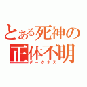 とある死神の正体不明（ダークネス）