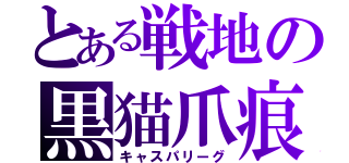 とある戦地の黒猫爪痕（キャスパリーグ）