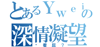 とあるＹｗｅｉの深情凝望（你看屁？）