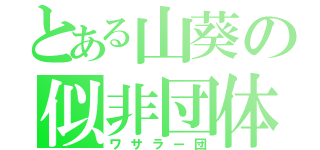 とある山葵の似非団体（ワサラー団）