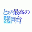 とある最高の夢舞台（甲子園）