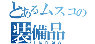 とあるムスコの装備品（ＴＥＮＧＡ）