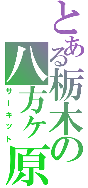 とある栃木の八方ヶ原（サーキット）