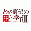 とある野望の狂科学者Ⅱ（マッドサイエンティスト）