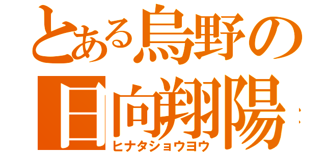 とある烏野の日向翔陽（ヒナタショウヨウ）