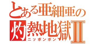 とある亜細亜の灼熱地獄Ⅱ（ニッポンポン）