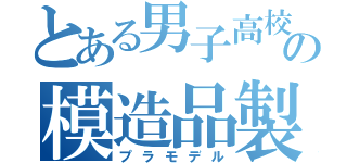 とある男子高校生の模造品製作（プラモデル）