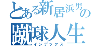 とある新居浜男の蹴球人生（インデックス）