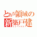 とある領域の新築戸建（ニューハウス）