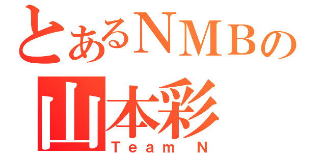 とあるＮＭＢの山本彩（Ｔｅａｍ Ｎ）