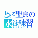 とある聖良の水泳練習（スイミング）