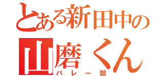 とある新田中の山磨くん（バレー部）