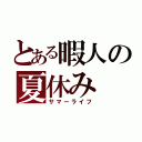 とある暇人の夏休み（サマーライフ）