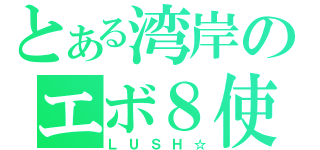 とある湾岸のエボ８使い（ＬＵＳＨ☆）