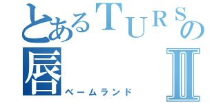 とあるＴＵＲＳの唇Ⅱ（ベームランド）