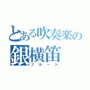 とある吹奏楽の銀横笛（フルート）