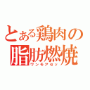 とある鶏肉の脂肪燃焼（ワンモアセッ）