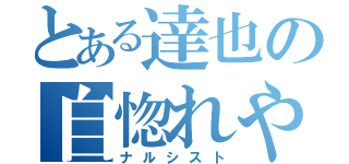 とある達也の自惚れや（ナルシスト）