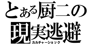 とある厨二の現実逃避（カルチャーショック）