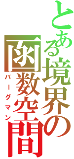 とある境界の函数空間（バーグマン）