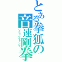 とある拳狐の音速剛拳（ソニックファング）