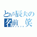 とある辰夫の名前（笑）（チンタツオ）