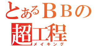 とあるＢＢの超工程（メイキング）