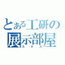 とある工研の展示部屋（カオス）