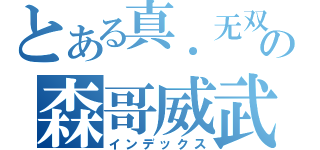 とある真．无双の森哥威武（インデックス）