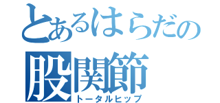 とあるはらだの股関節（トータルヒップ）