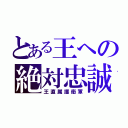 とある王への絶対忠誠（王直属護衛軍）