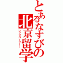 とあるなすびの北京留学（レッツパーリー！）