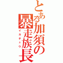 とある加須の暴走族長（イカチュウ）