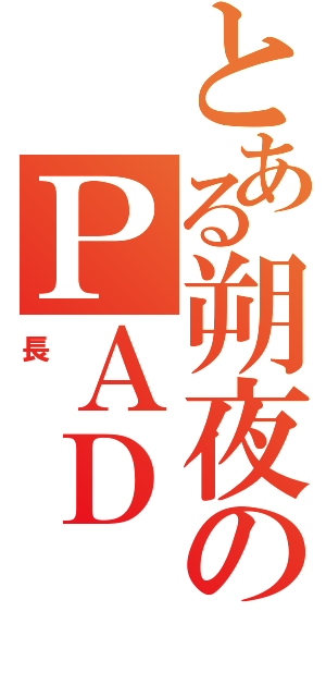 とある朔夜のＰＡＤ（長）