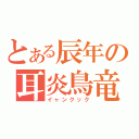 とある辰年の耳炎鳥竜（イャンクック）