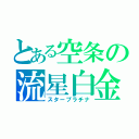 とある空条の流星白金（スタープラチナ）